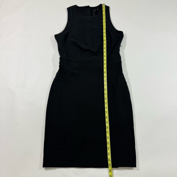 NWOT Ann Taylor Button Back Halter Sheath Dress Black - Picture 8 of 10